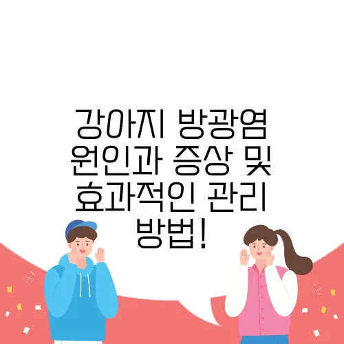 강아지 방광염 원인과 증상 및 효과적인 관리 방법!