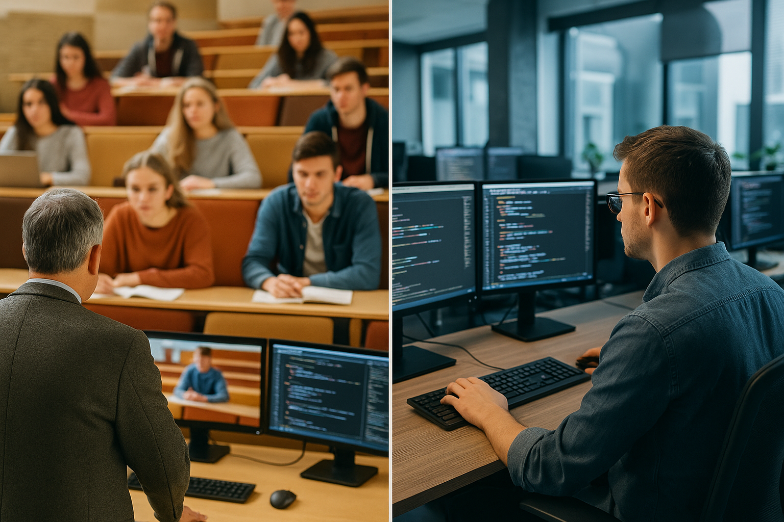 전통적 대학 교육과 현대적 IT 개발 환경 비교 - 학위 무용론