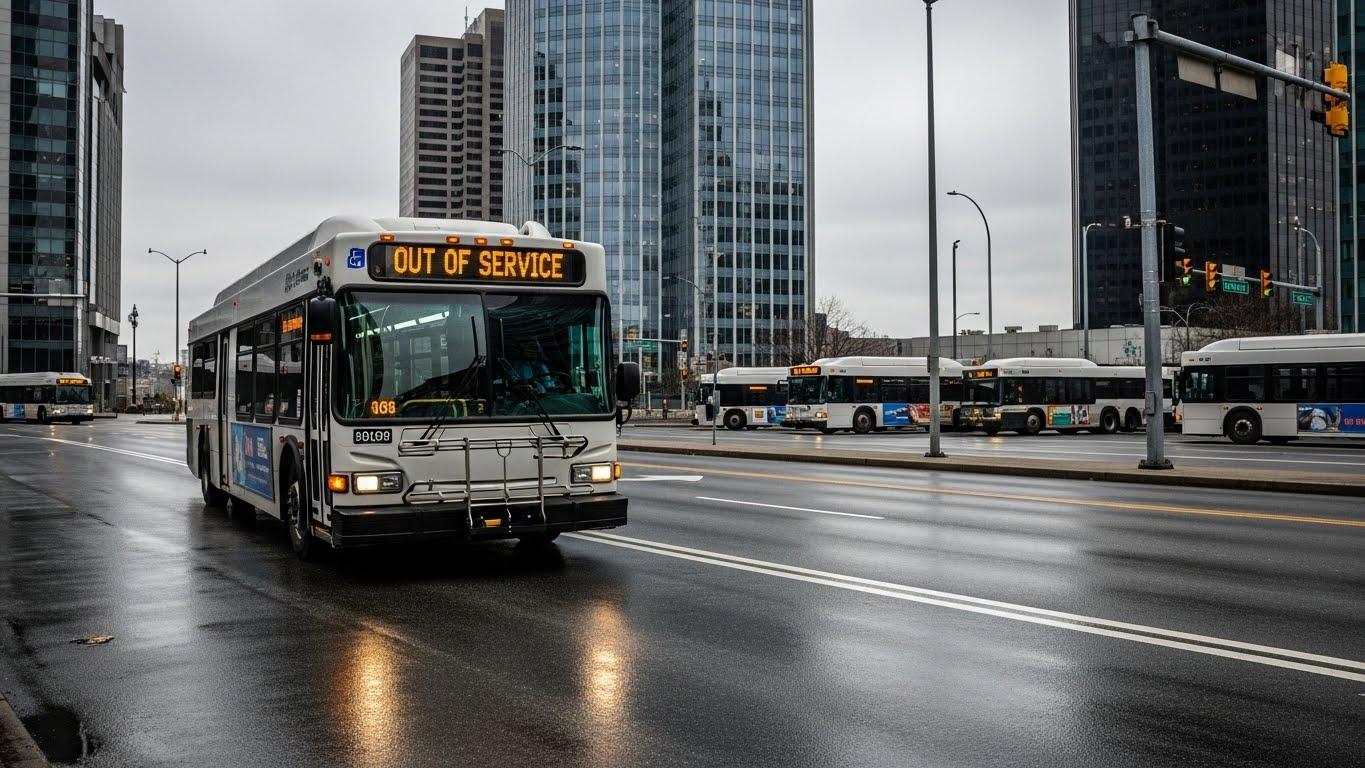 버스 파업 광역버스