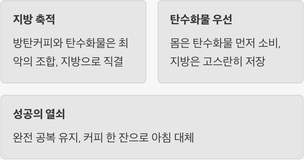 가장 결정적인 조건, ‘설탕’은 절대 금물