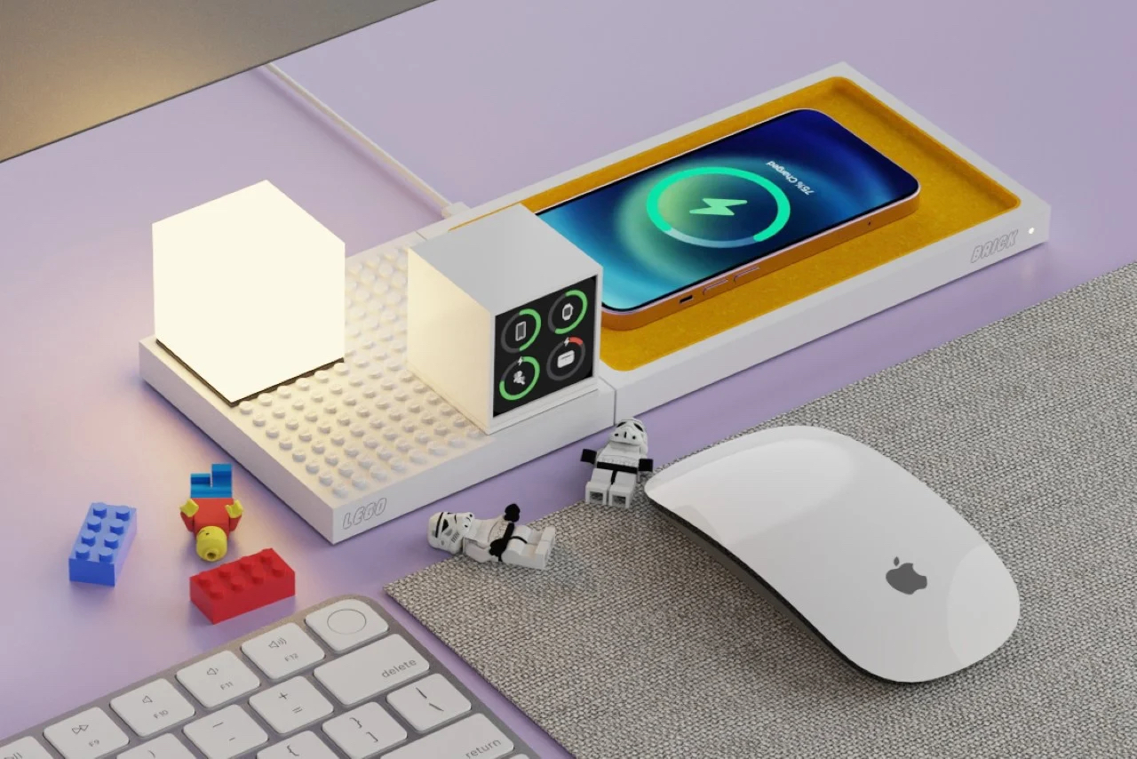 LEGO 테마의 무선 충전기 플랫폼