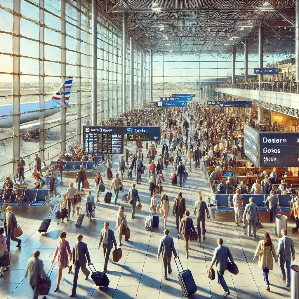 공항에서 혼잡을 겪는 꿈