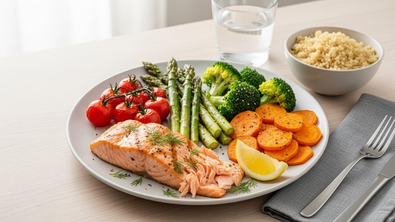 콜레스테롤 관리에 도움이 되는 건강한 식단과 생활습관 이미지