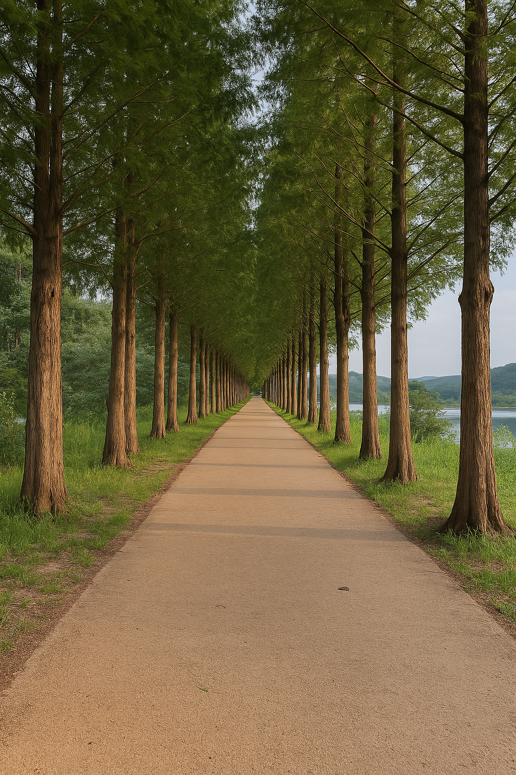 공주 메타세콰이어길 사진