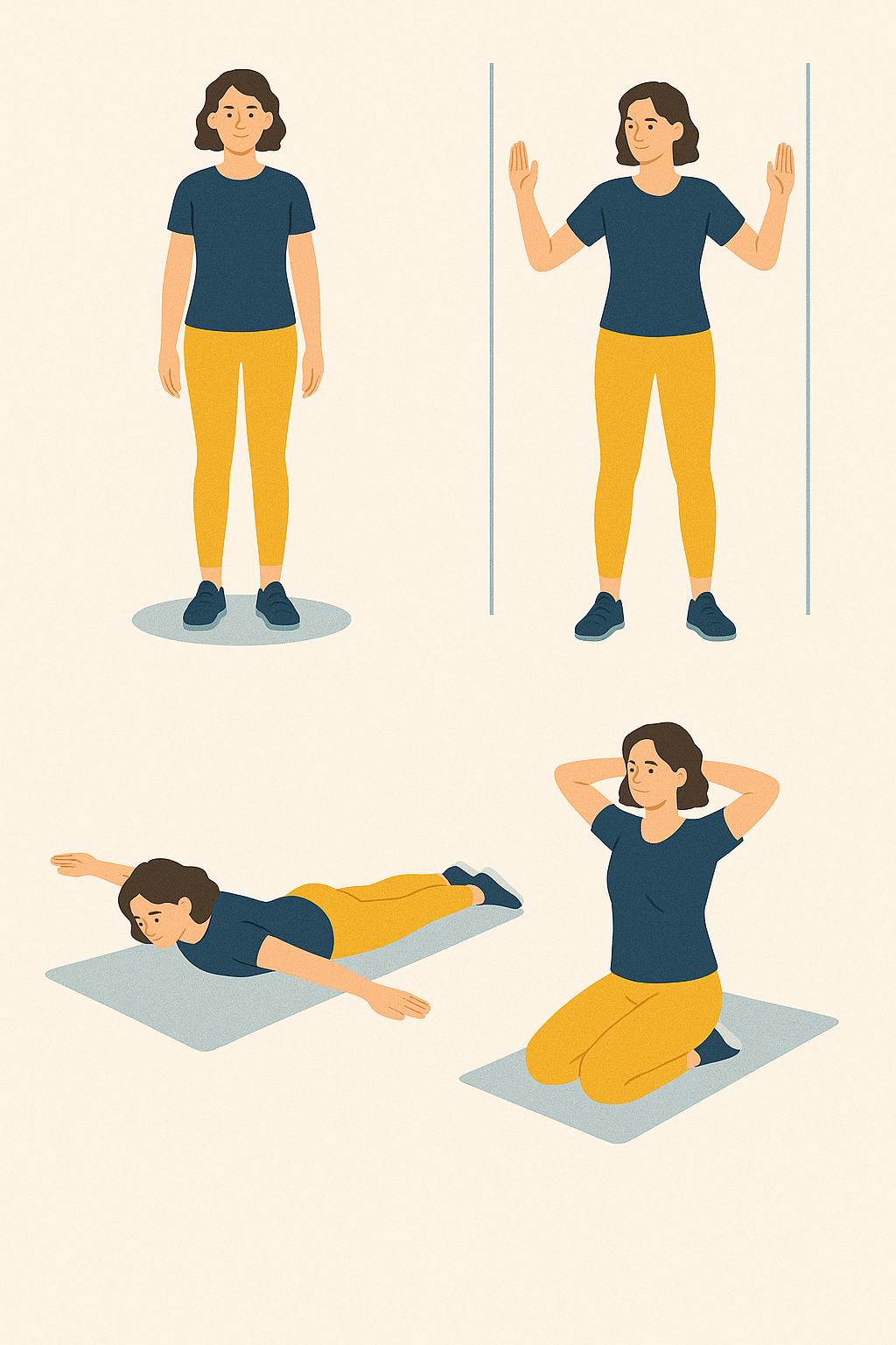 자세 교정 운동 루틴