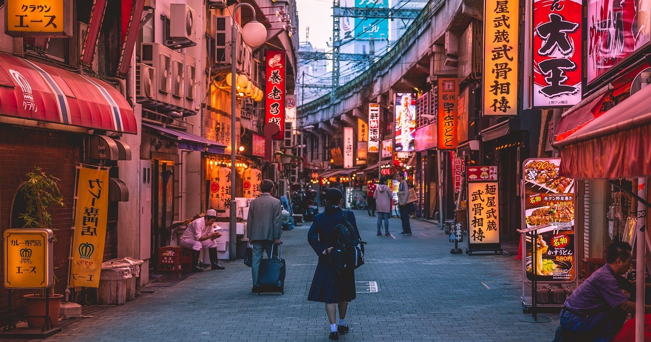 후쿠오카 음식점 거리사진