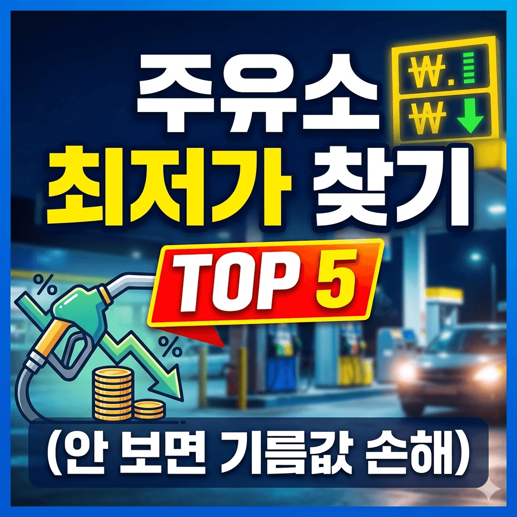 주유소 최저가 찾기 TOP 5