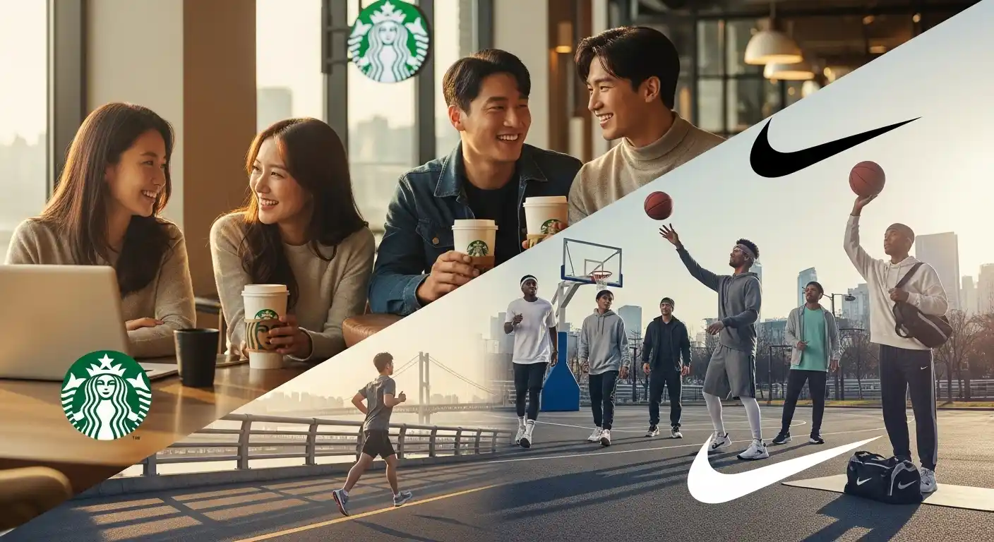 <img src="emotional_branding_starbucks_nike.webp" alt="스타벅스와 나이키의 감성적 브랜딩 전략과 글로벌 성공 요인을 시각화한 이미지입니다. 이미지 입니다">