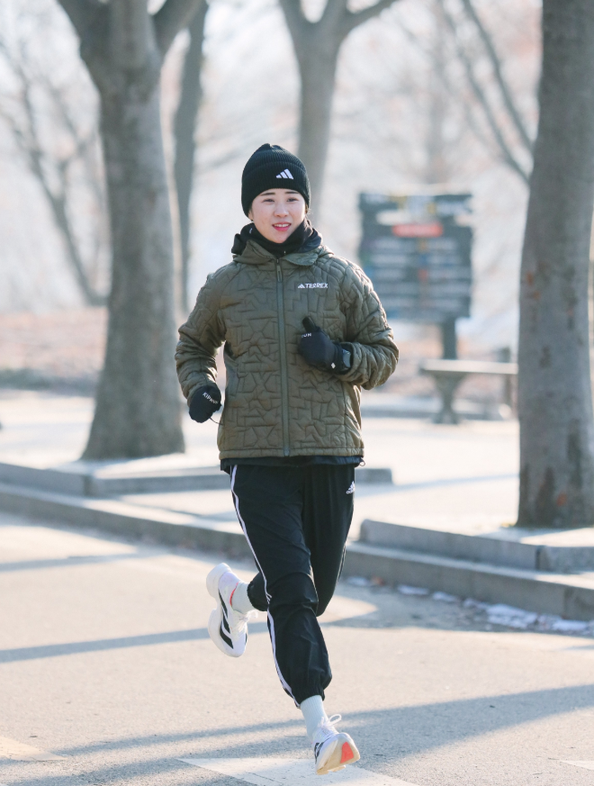 겨울 러닝 복장