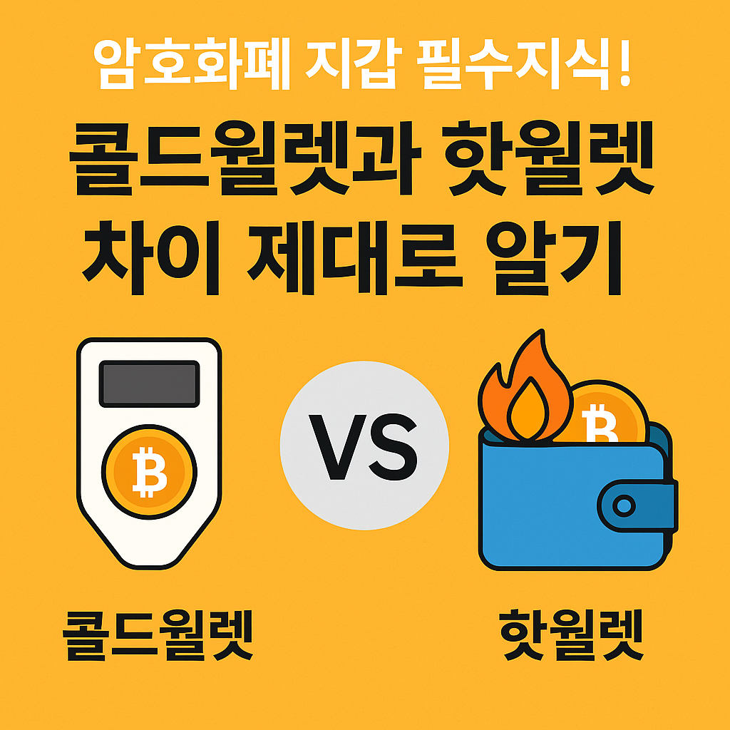 암호화폐 지갑 필수지식! 콜드월렛과 핫월렛 차이 제대로 알기