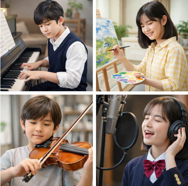 문화 활동 하는 아이들