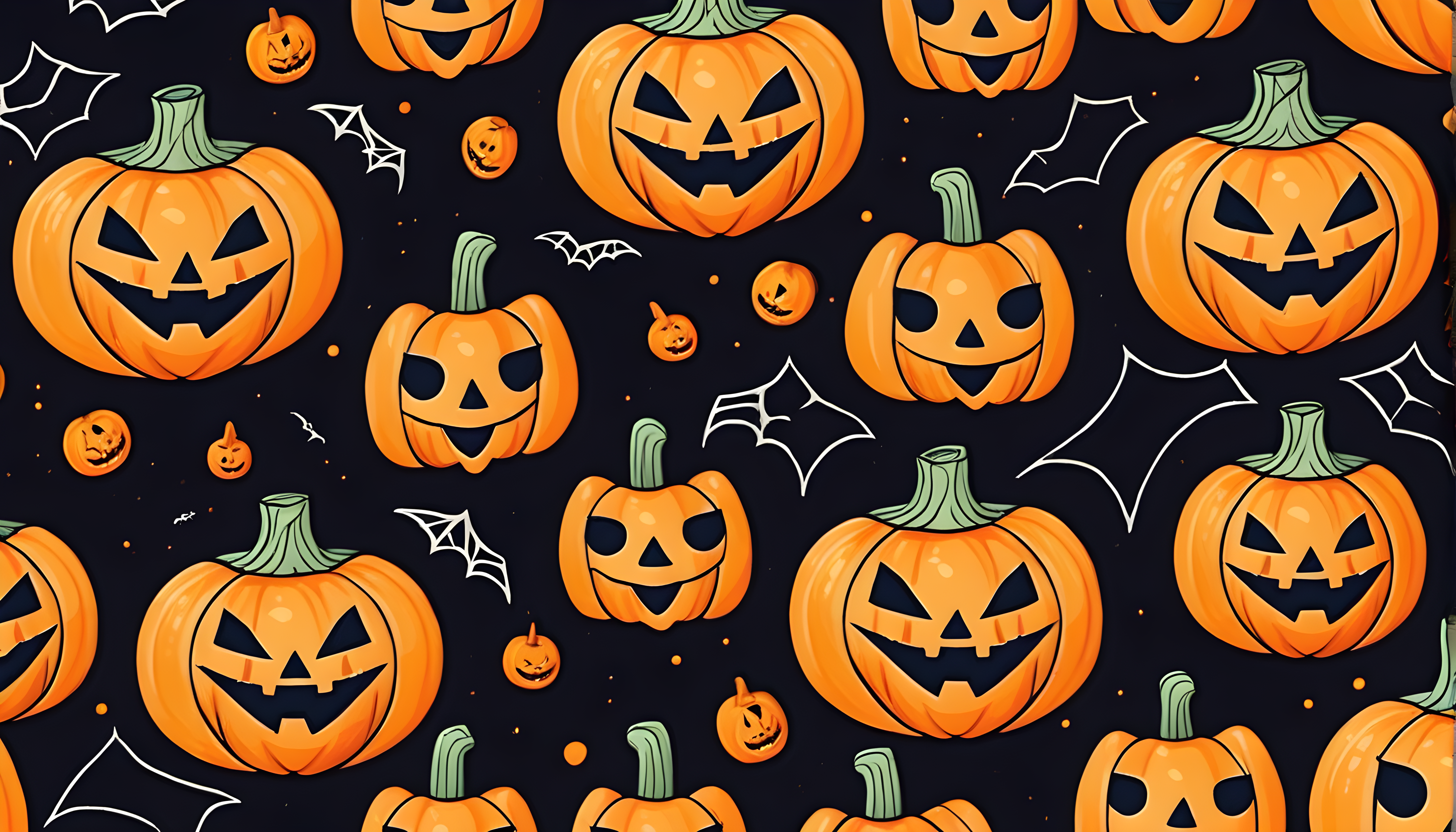 할로윈 호박 카툰 일러스트 다운로드