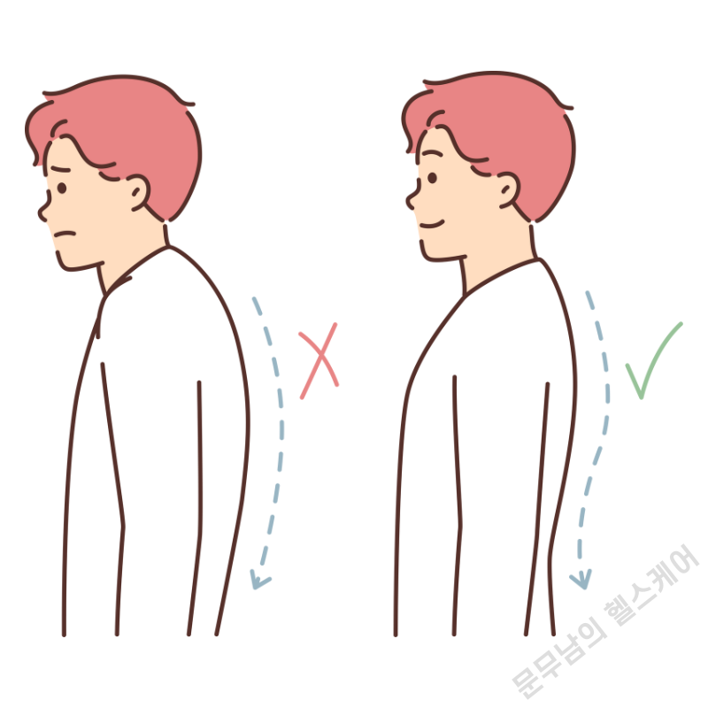 라운드 숄더 증상 원인 교정 총정리