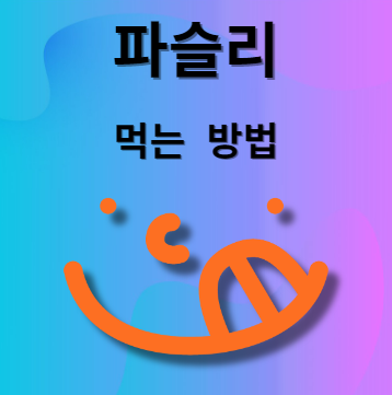 파슬리 활용법