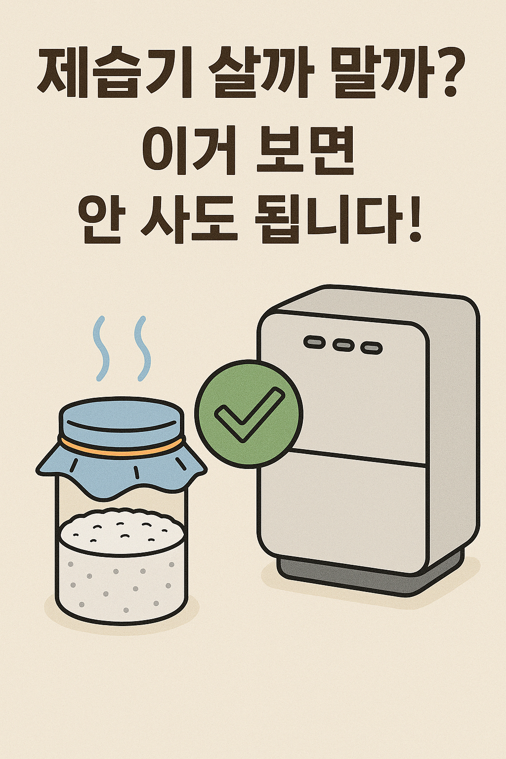 제습기 없이 습기 잡는 꿀팁 5가지|비오는 날 눅눅함 타파!