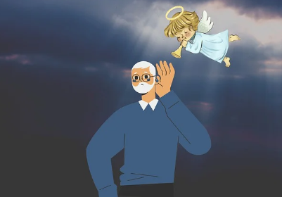 청력검사를-받고-있다