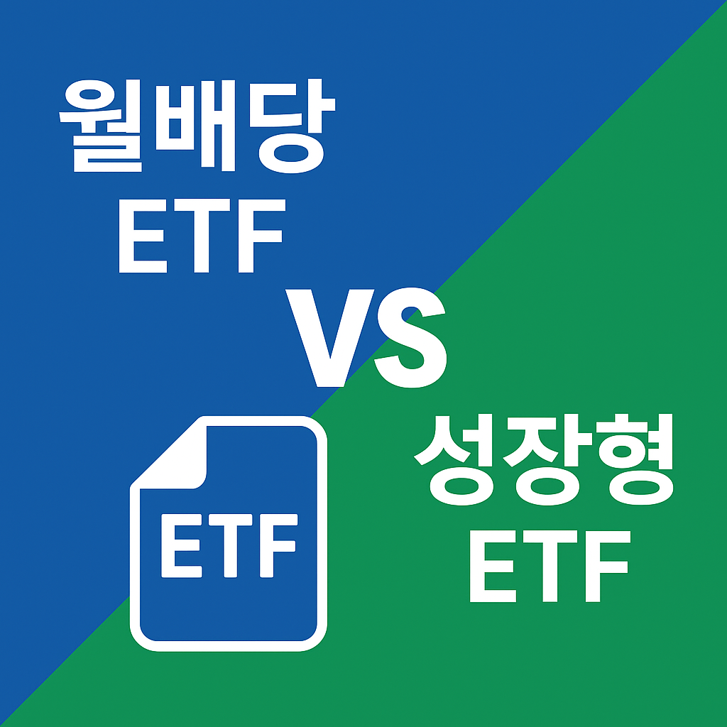ETF 포트폴리오 투자 ⑤ │ 월배당 ETF vs 성장형 ETF, 투자 성향별 전략