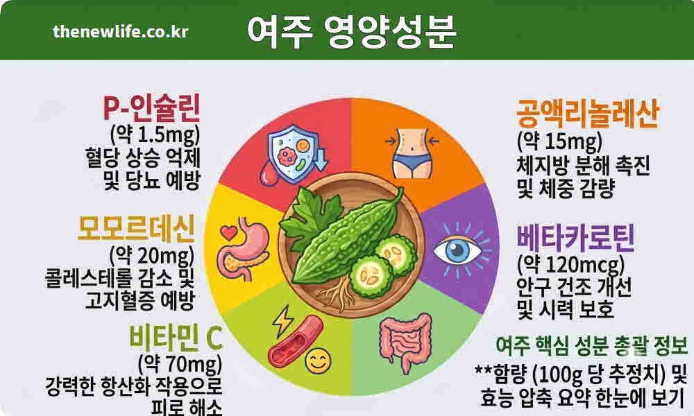 여주 효능 영양성분