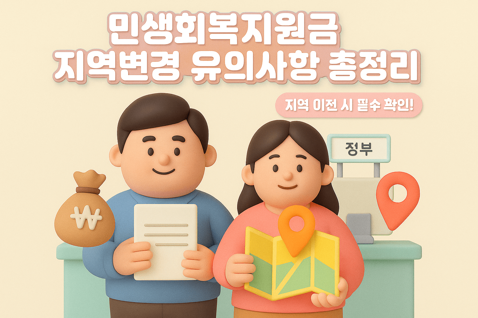 2025 민생회복지원금 지역변경 유의사항 총정리