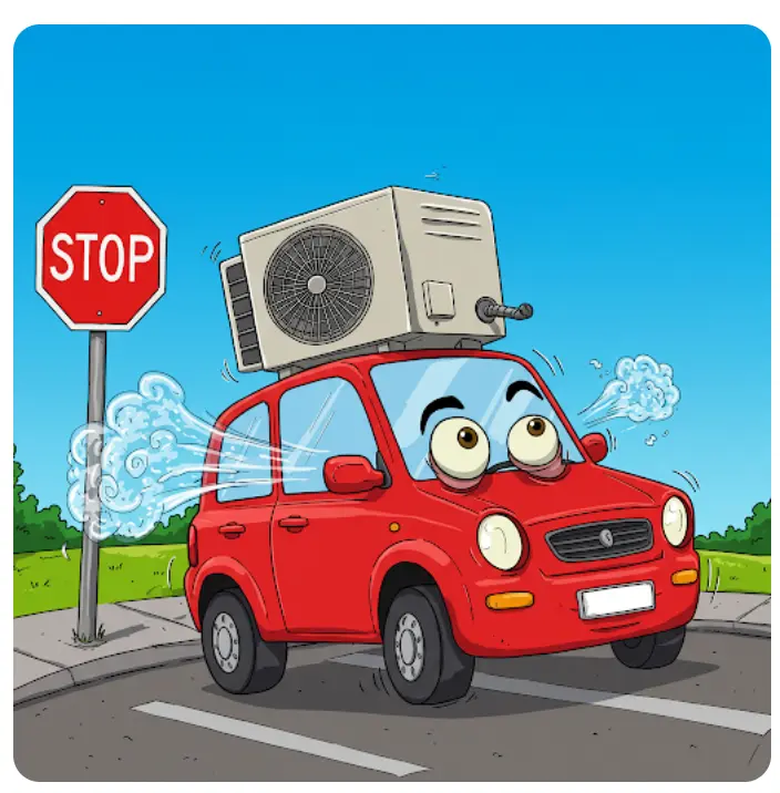 정차시 에어컨작동시 차량 떨림 원인-1