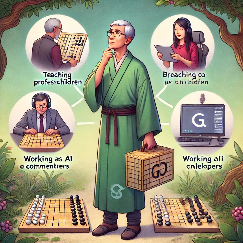 바둑기사의 은퇴 관련사진