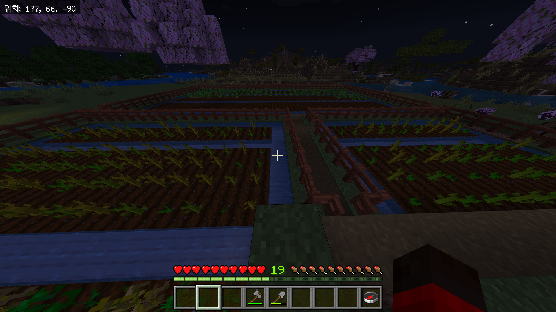 마인크래프트 감자 심는 방법, 감자 농장 만들기