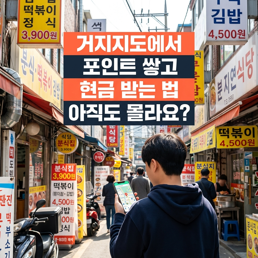 거지맵 앱테크 포인트 현금화 가이드