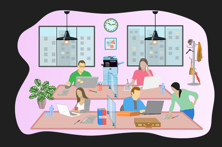 직장인 업무 복귀