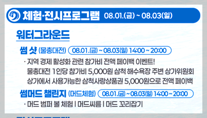 삼척 비치 썸 페스티벌