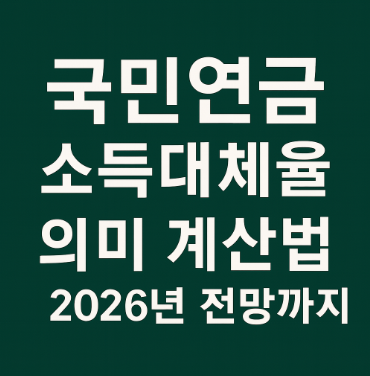 국민연금 소득대체율