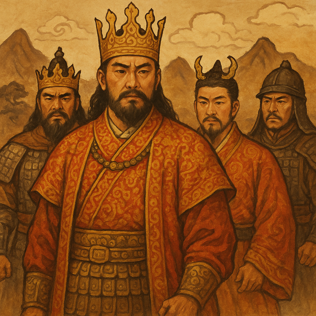 고구려 주요 왕들 관련 이미지