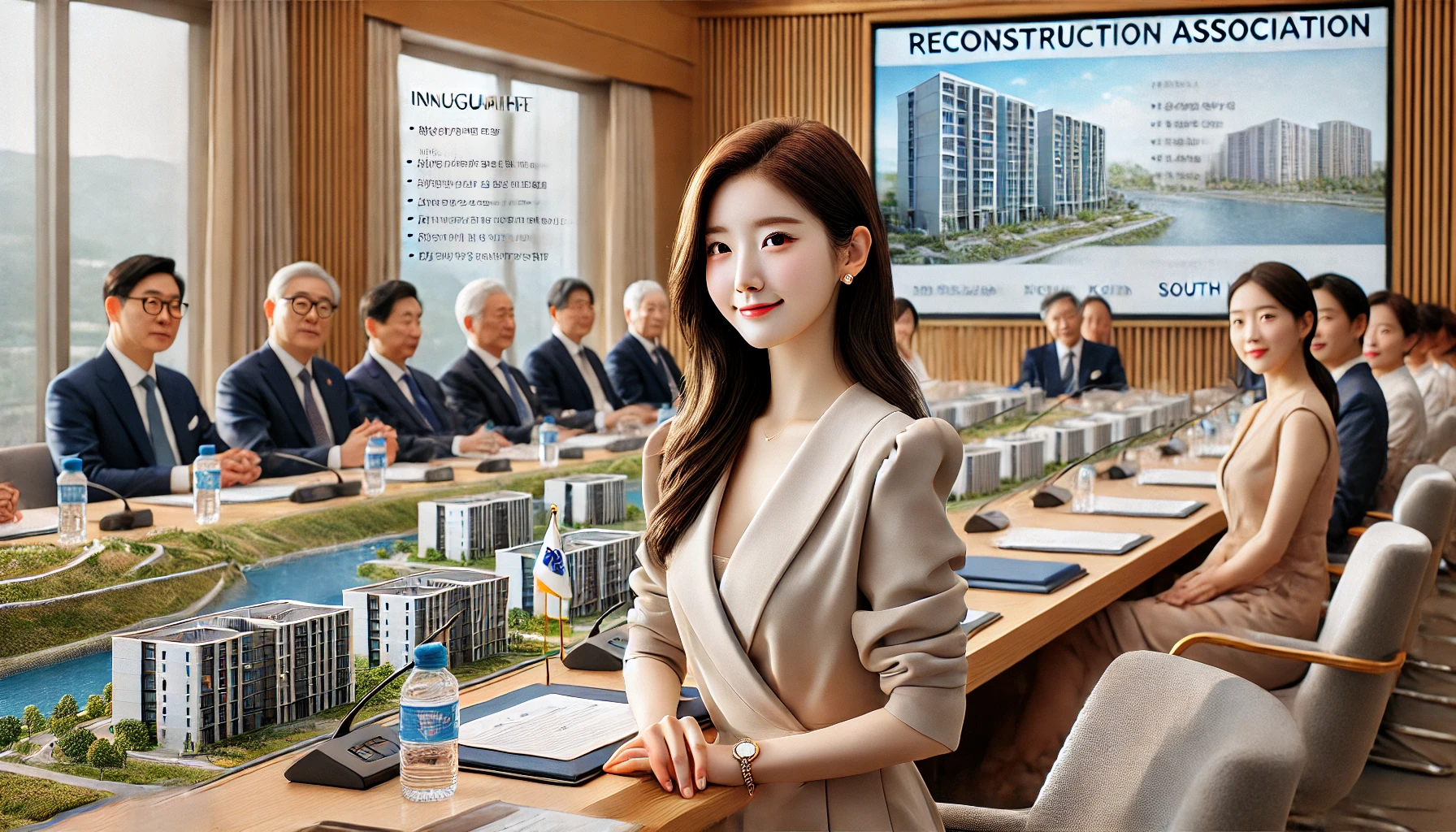 재건축 조합 창립 총회하는 이미지