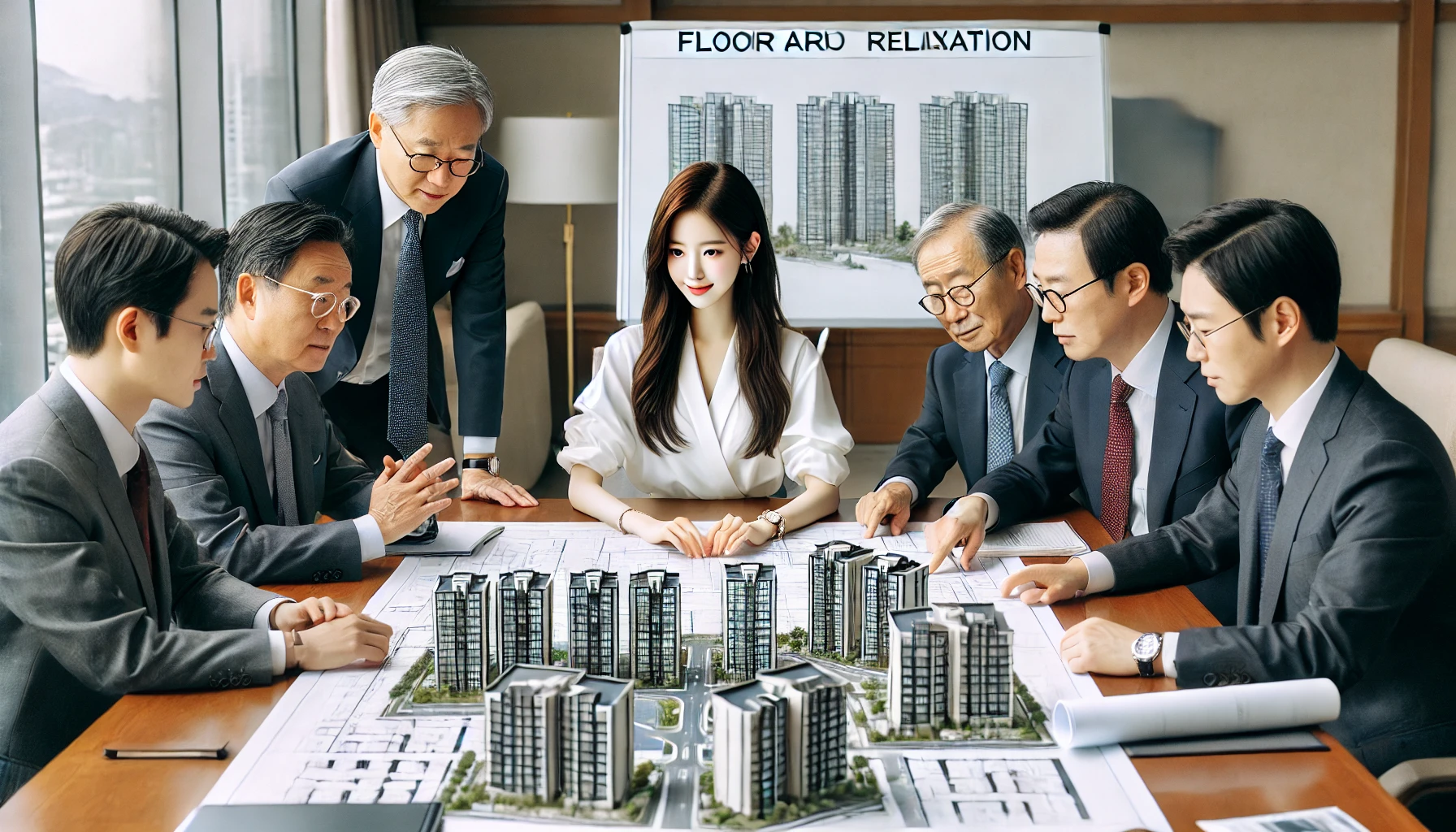 재개발 용적률 완화 관련 확인하는 이미지