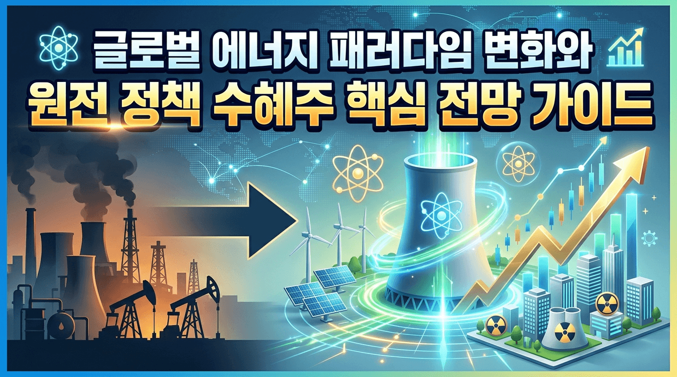 글로벌 에너지 패러다임 변화와 원전 정책 수혜주 핵심 전망 가이드