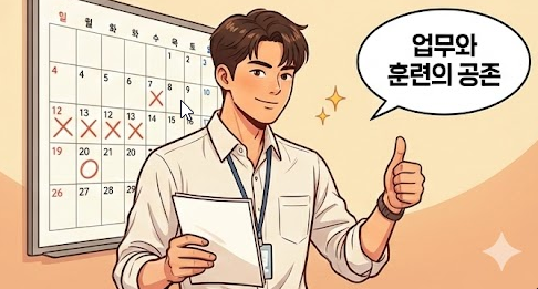 개인의 일정을 존중하는 합리적인 예비군 제도