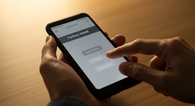중고 스마트폰 초기화 및 데이터 백업 방법