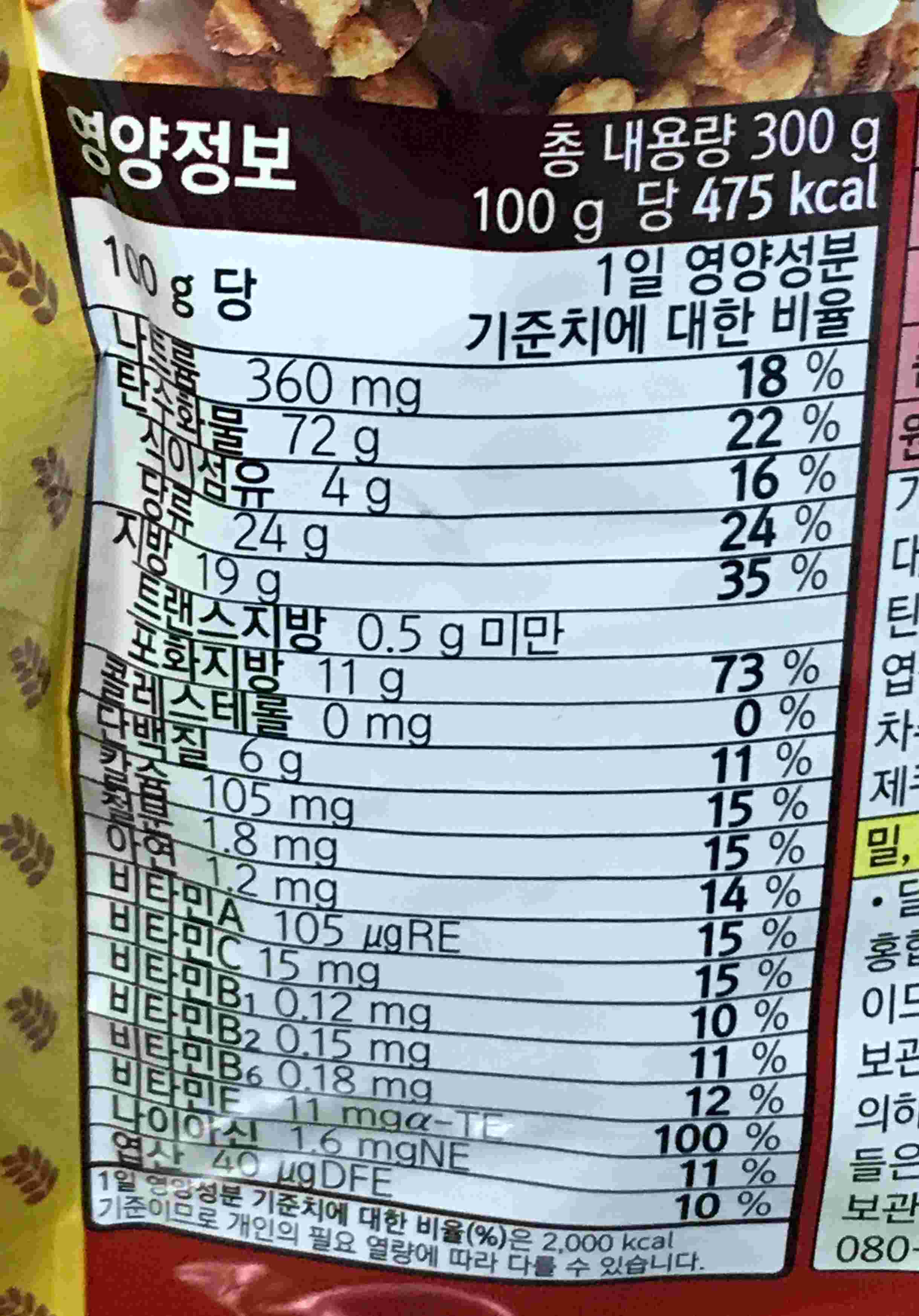 영양정보