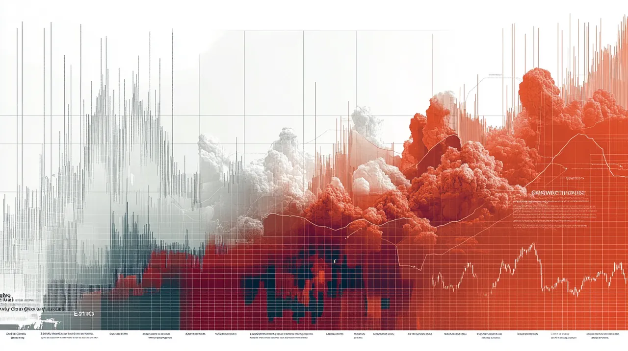 성장 ETF의 고수익 잠재력을 역동적으로 담은 인포그래픽, 높은 성장 섹터의 빠른 발전을 강조하며 활기차고 생동감 있게 표현합니다.
