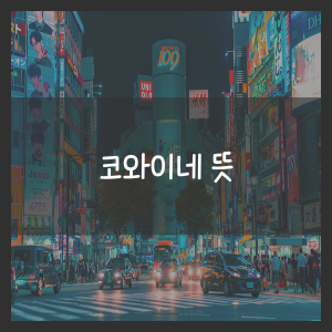 코와이네 뜻