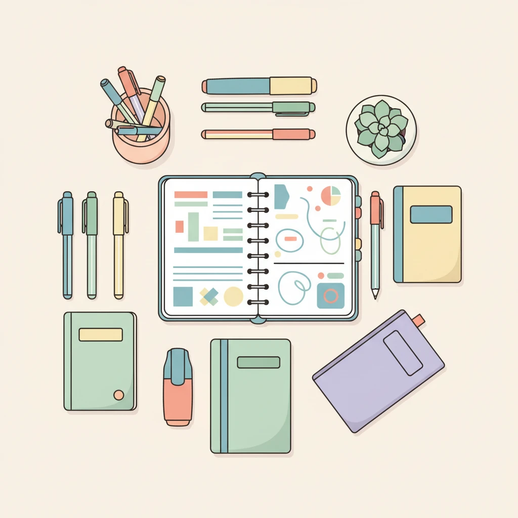 공스타그램 감성 중학생 문구 세트와 ..