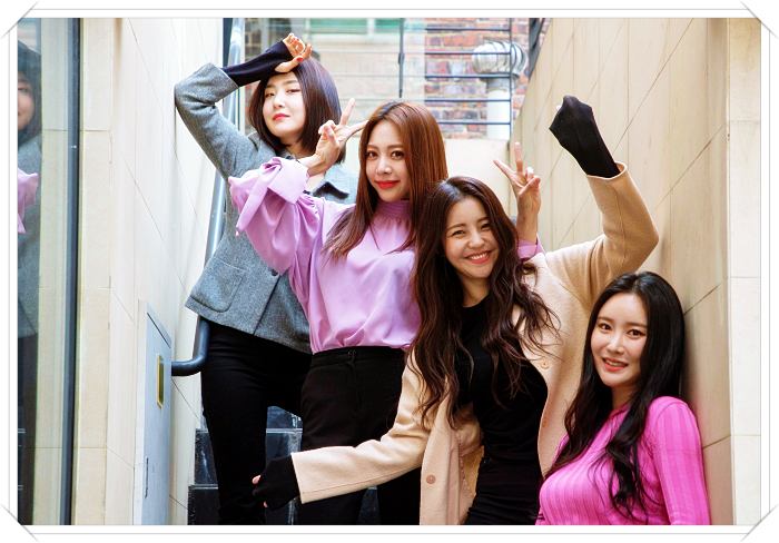 브레이브걸스-인터뷰사진