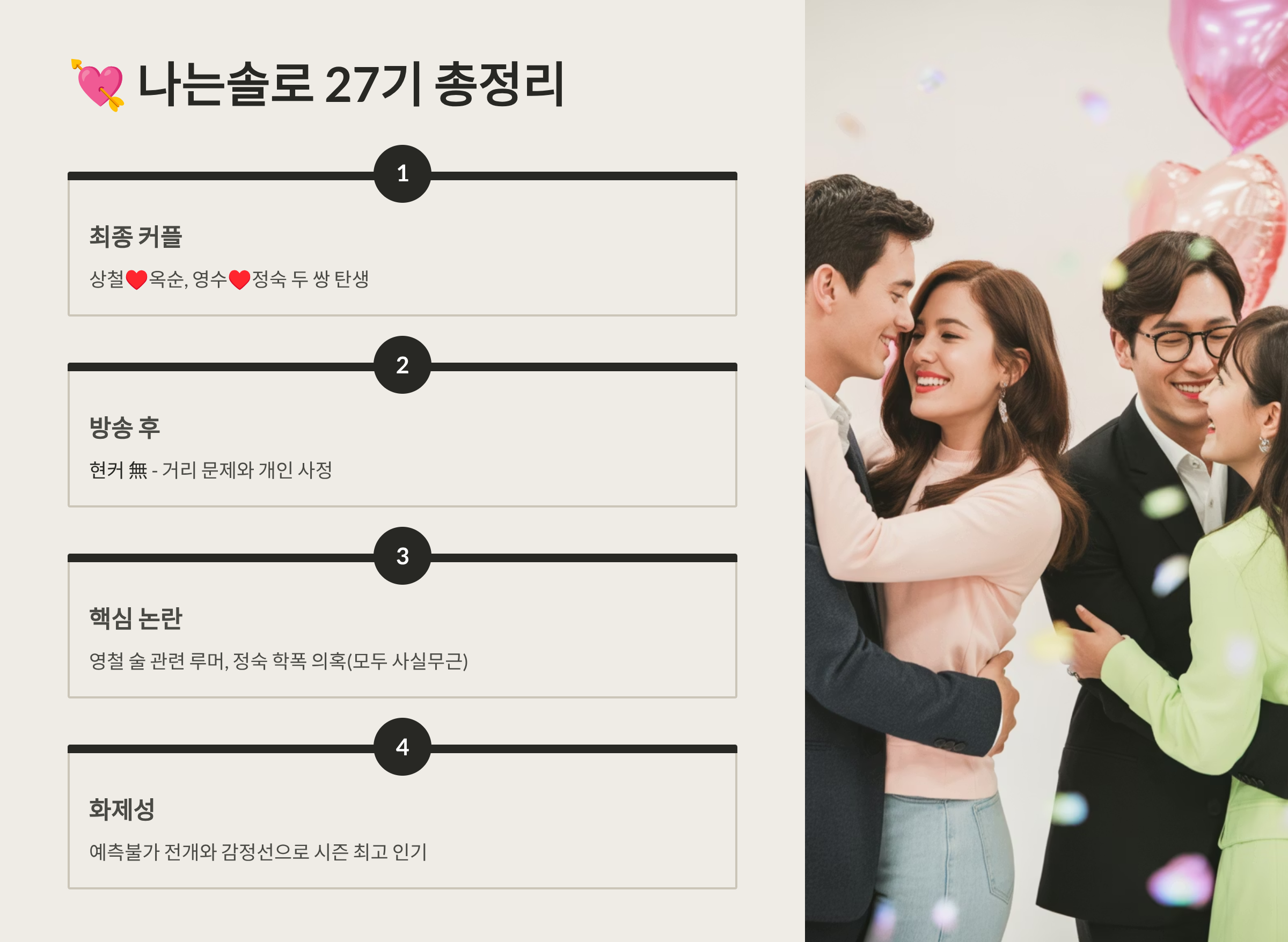 나는 솔로 27기