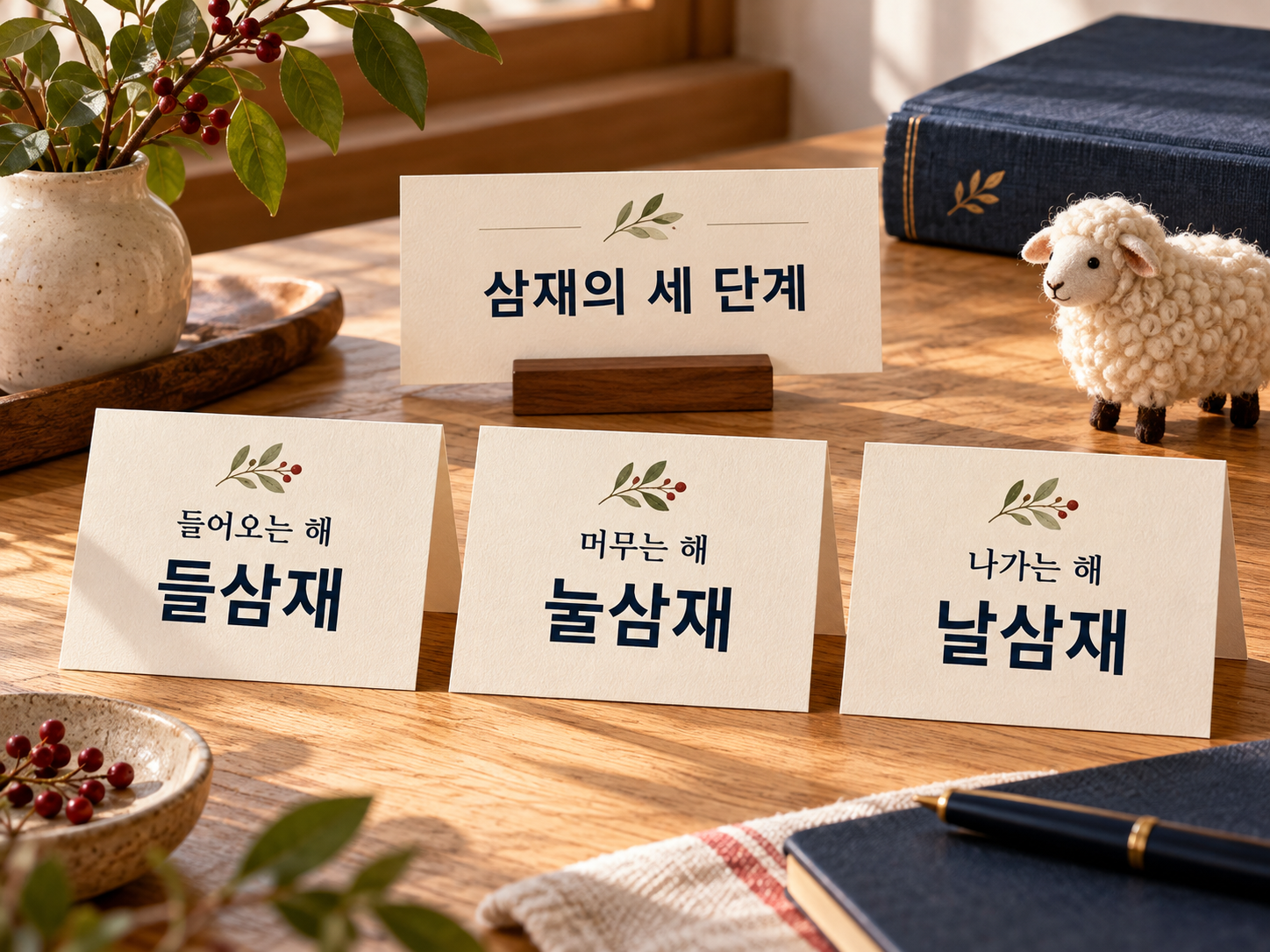 들삼재 눌삼재 날삼재의 세 단계