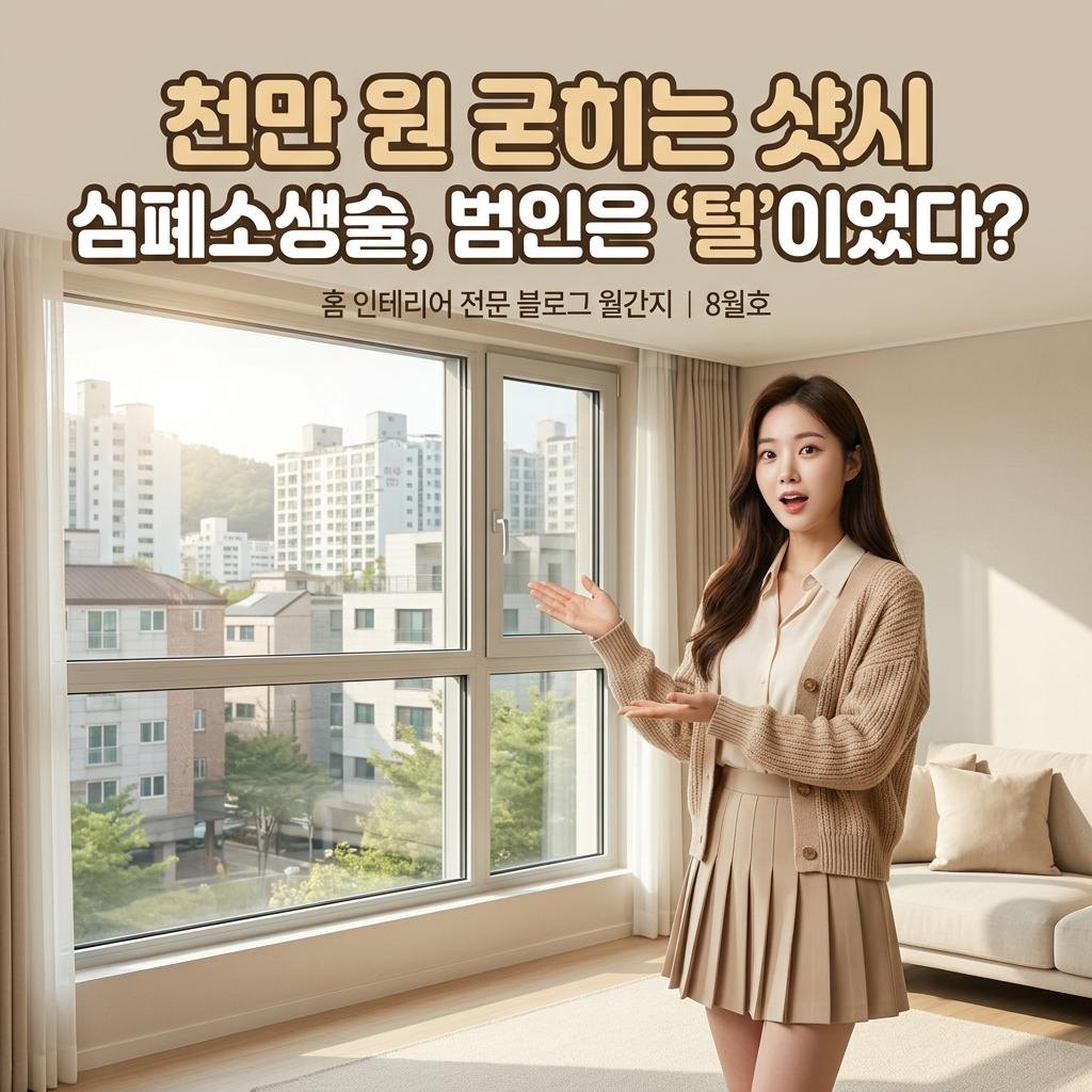 수원 영통 알루미늄 샷시 32평형 아파트 모헤어 교체로 장마철 창문 흔들림 완벽 해결