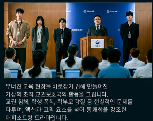 참교육 출연진 논란 "생각보다 반응 갈렸다..." 평점 재미 후기 전부알려드림2