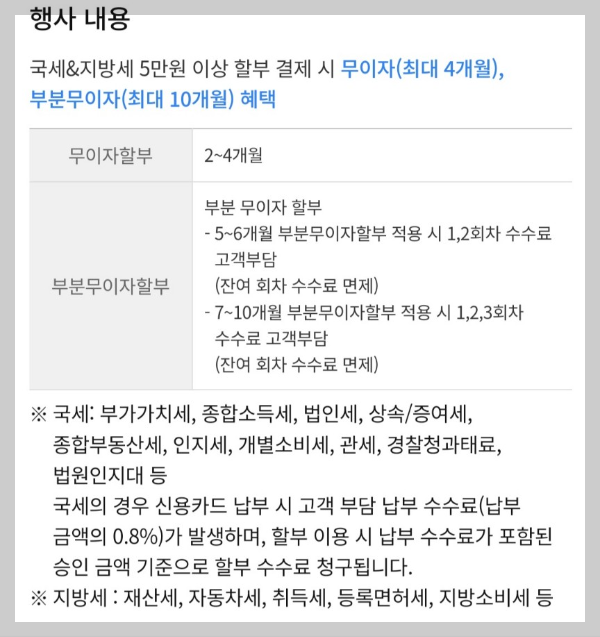 2024년 재산세 카드 납부 혜택 및 이벤트 확인해서 재산세 납부하기