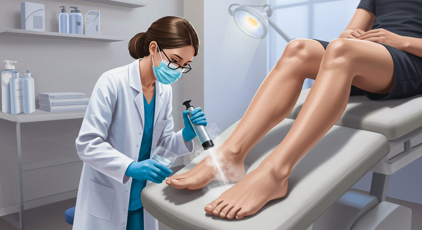 티눈 냉동치료는 어떻게 진행될까?