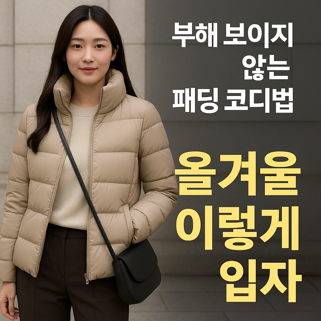 패딩 코디법