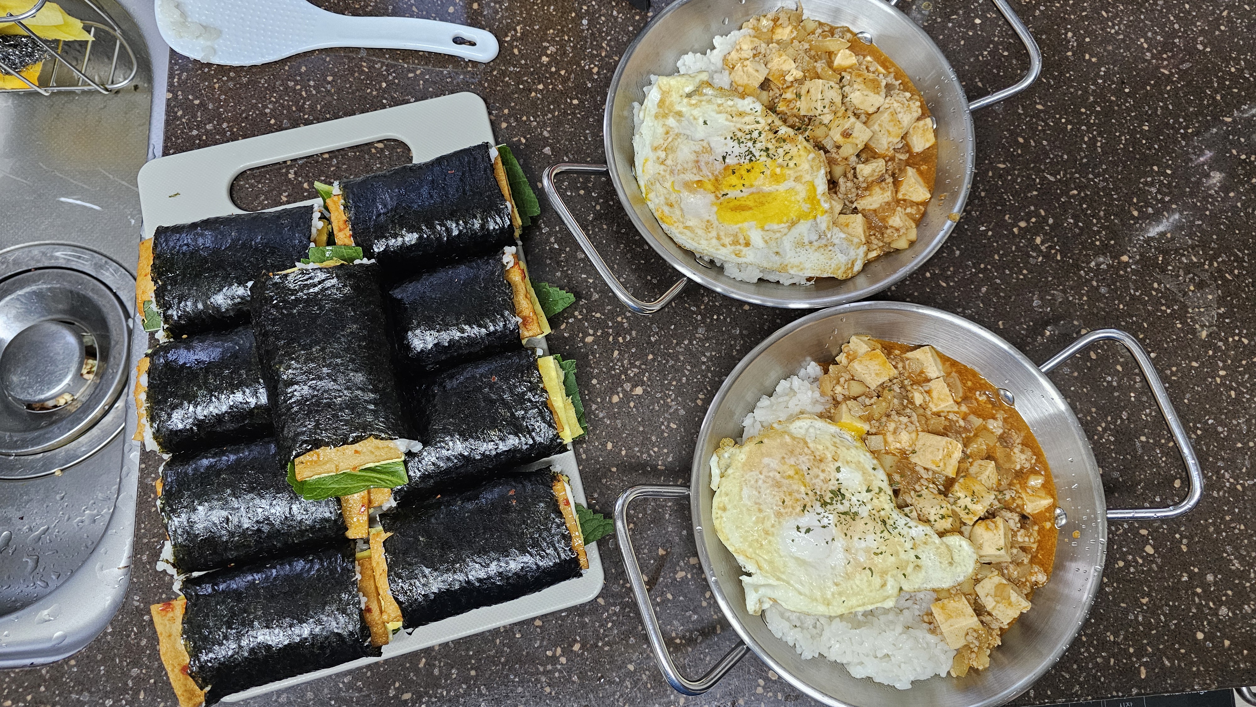 스팸계란미니김밥
