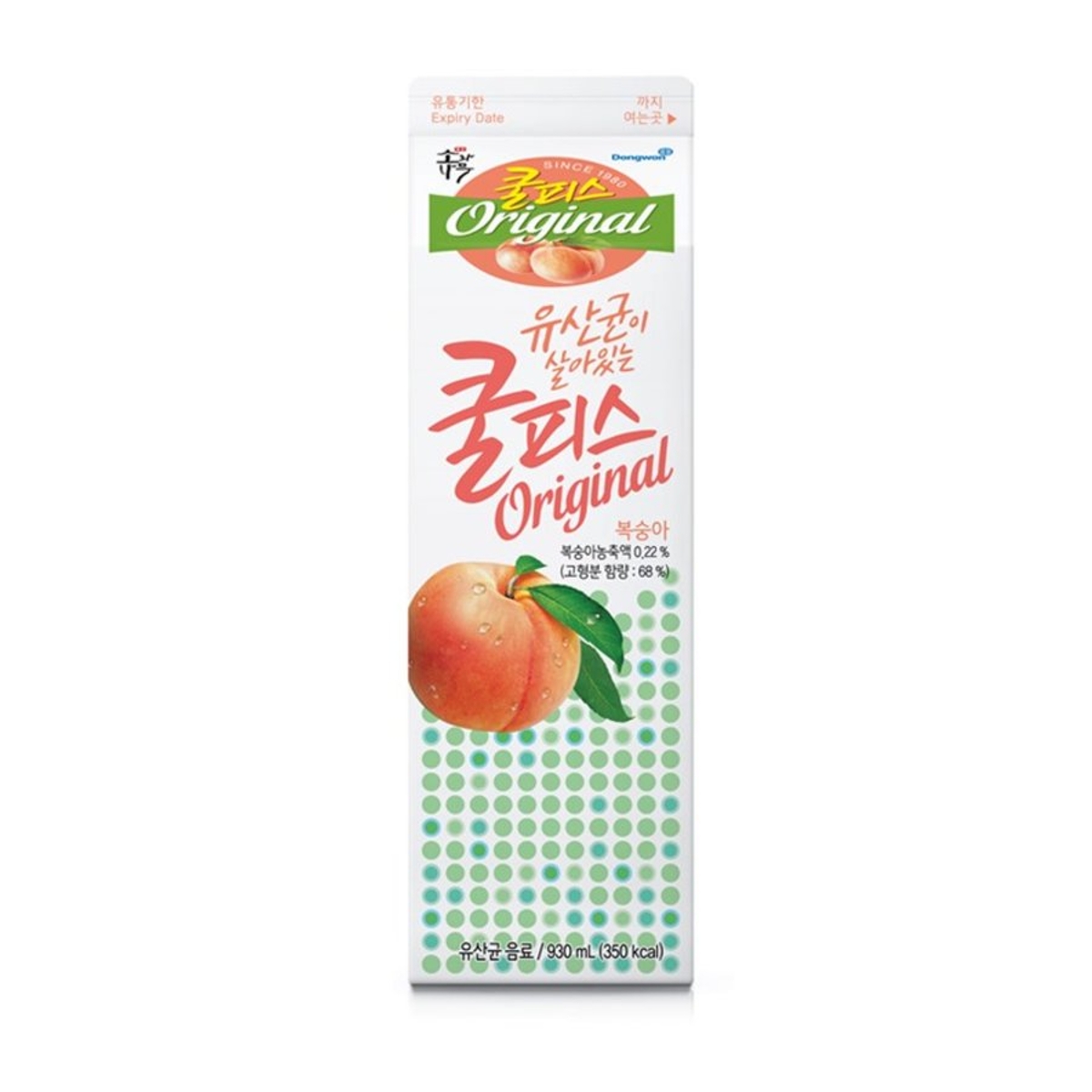 쿨피스 동원 소와나무 930ml 출처 동원식품 홈페이지